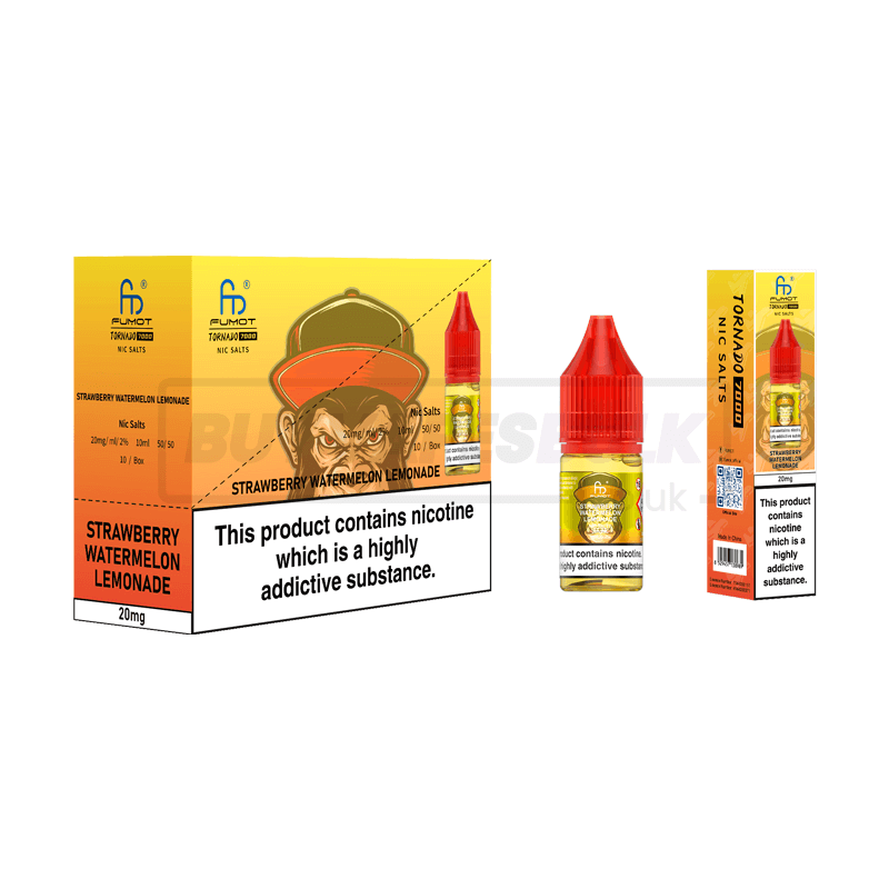 RandM Tornado 7000 Nic Salts 10 Pack Strawberry Watermelon Lemonade