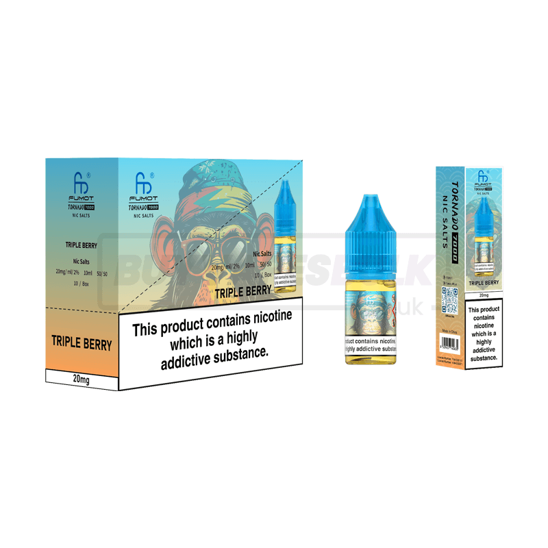 RandM Tornado 7000 Nic Salts 10 Pack Triple Berry