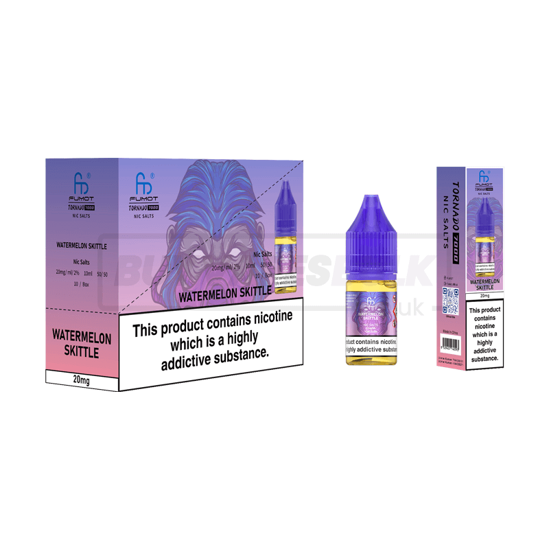 RandM Tornado 7000 Nic Salts 10 Pack Watermelon Skittle