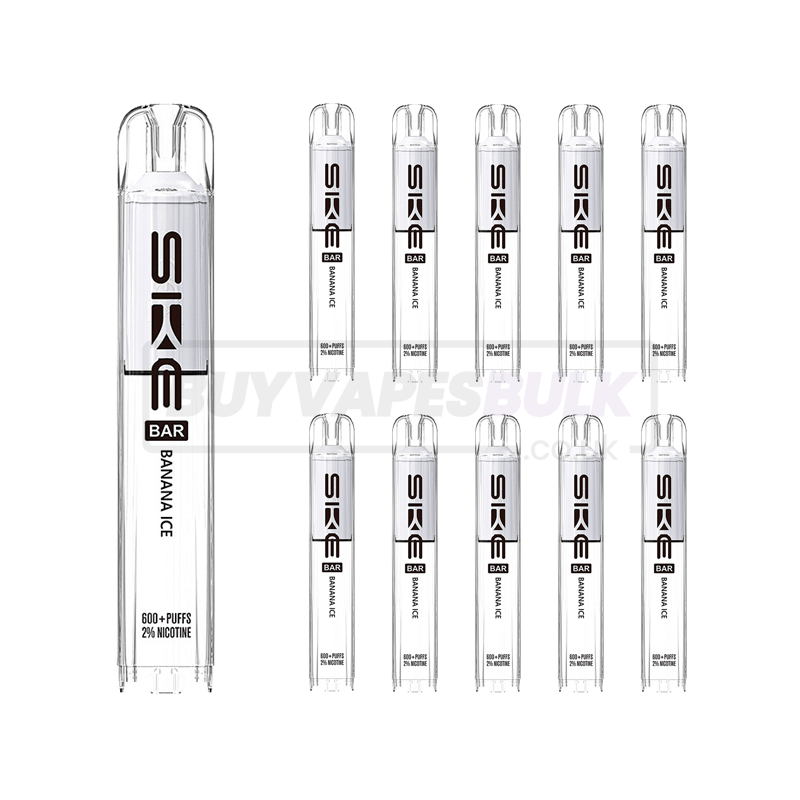 Banana Ice SKE Crystal Bar 600 Prefilled Pods 10 Pack