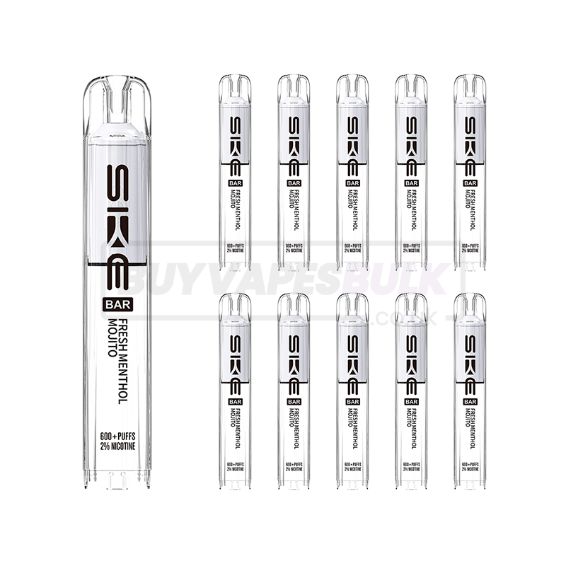 SKE Bar Original 600 Prefilled Pods 10 Pack Fresh Menthol Mojito