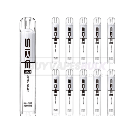 Green Grape SKE Crystal Bar 600 Prefilled Pods 10 Pack