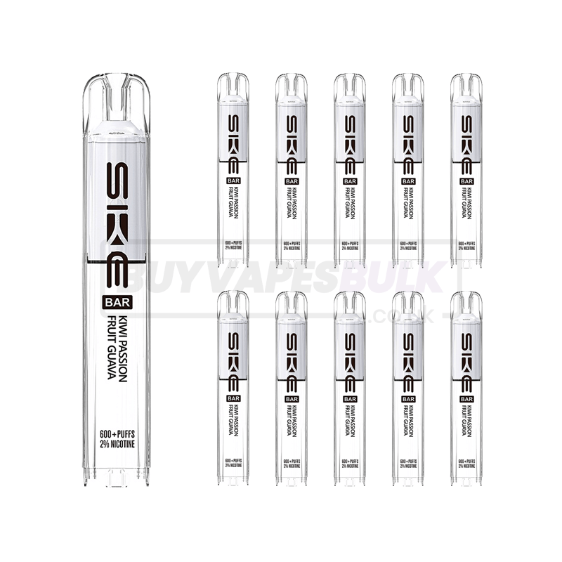 SKE Bar Original 600 Prefilled Pods 10 Pack Kiwi Passion Fruit Guava