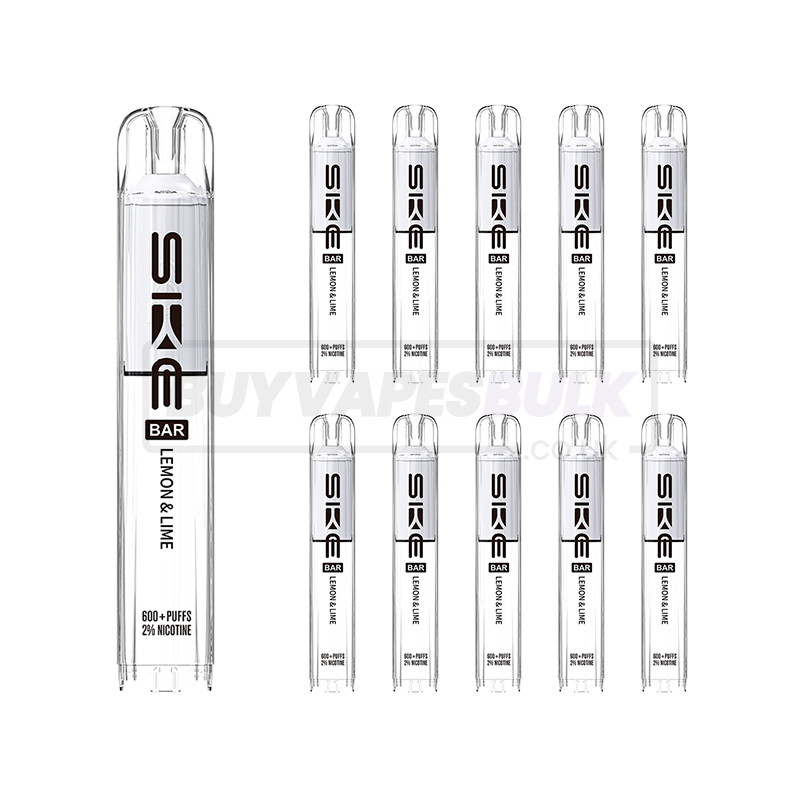 Lemon Lime SKE Crystal Bar 600 Prefilled Pods 10 Pack