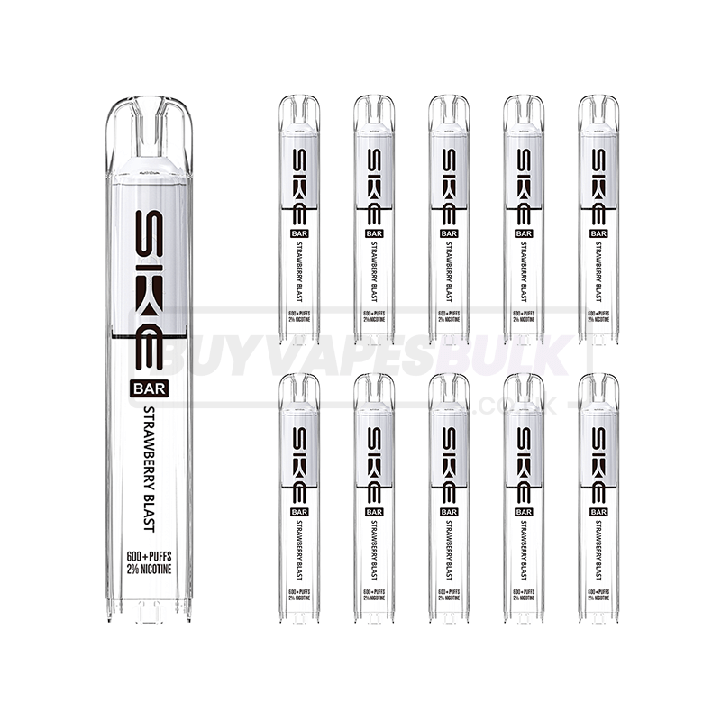 Strawberry Blast SKE Crystal Bar 600 Prefilled Pods 10 Pack