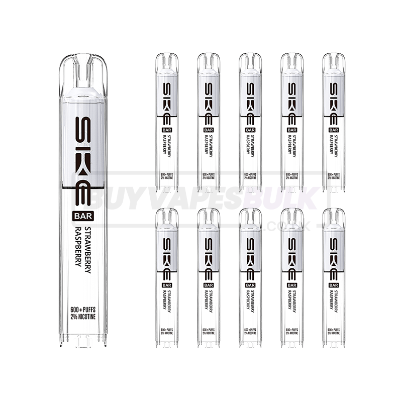 SKE Bar Original 600 Prefilled Pods 10 Pack Strawberry Raspberry