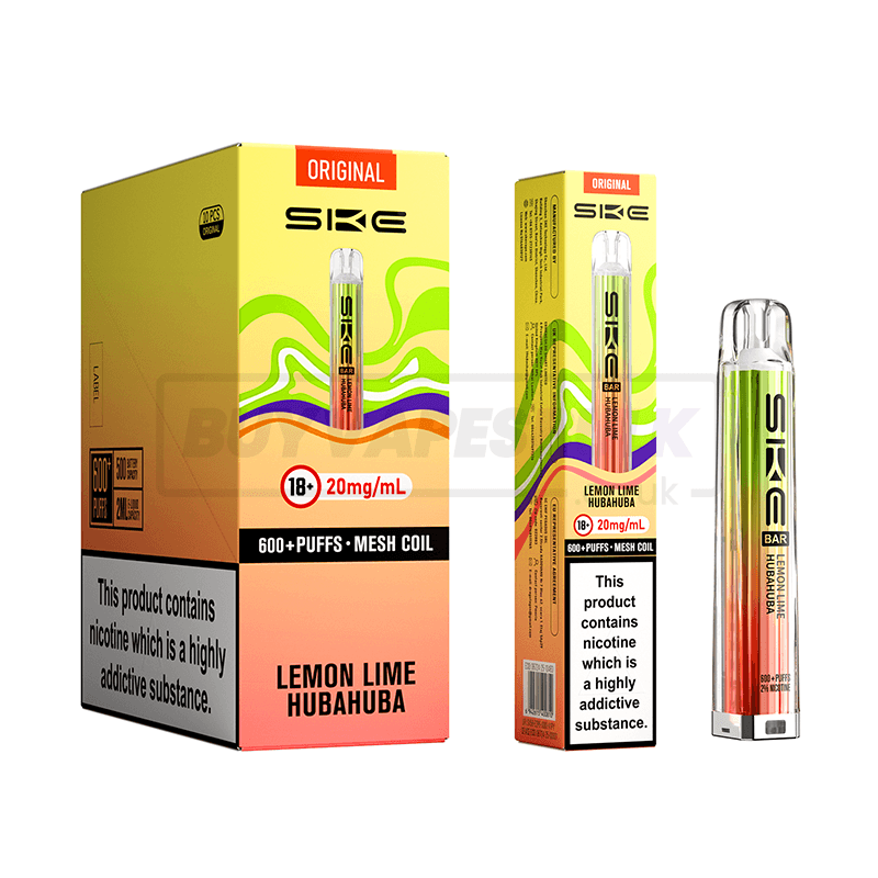 SKE Crystal Bar 600 Prefilled Vape Kit 10 Pack