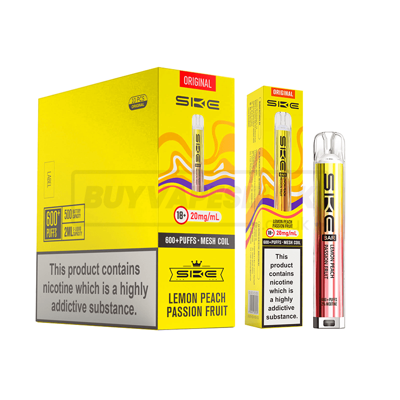 SKE Crystal Bar 600 Prefilled Vape Kit 10 Pack
