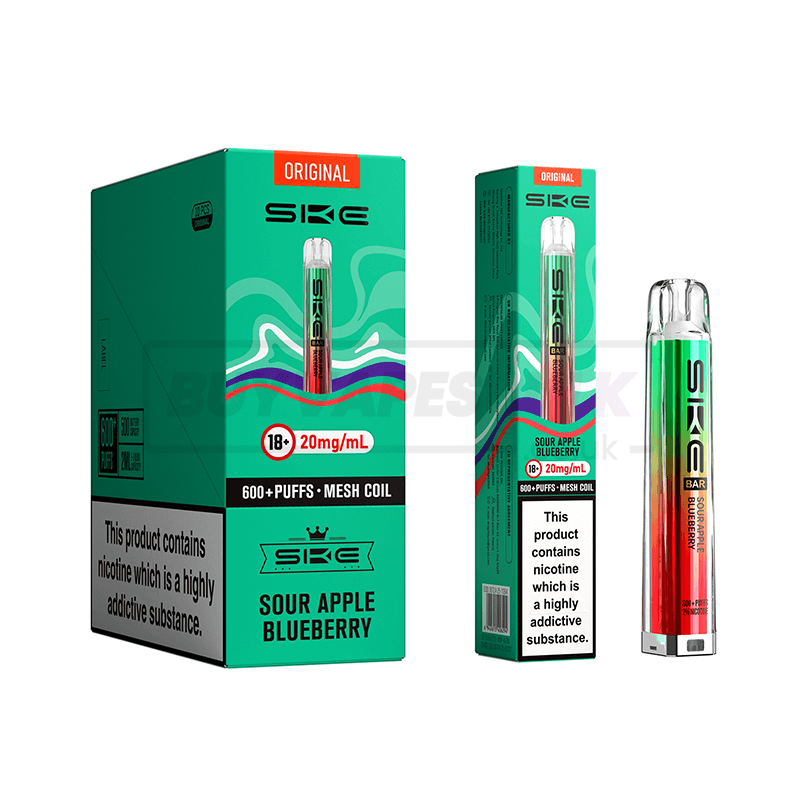 SKE Crystal Bar 600 Prefilled Vape Kit 10 Pack