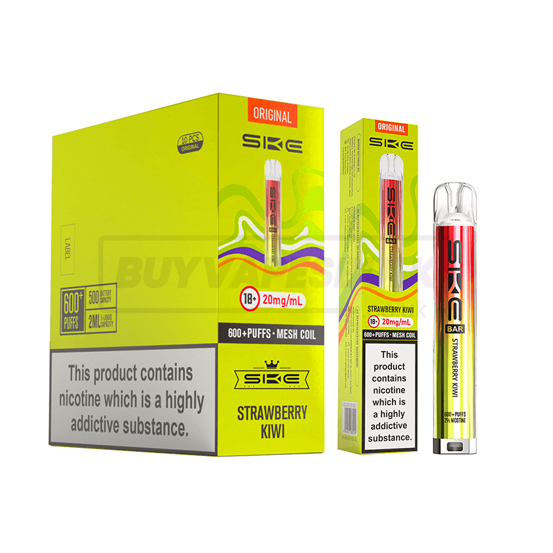 SKE Crystal Bar 600 Prefilled Vape Kit 10 Pack