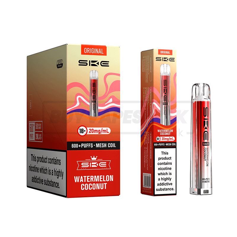 SKE Crystal Bar 600 Prefilled Vape Kit 10 Pack