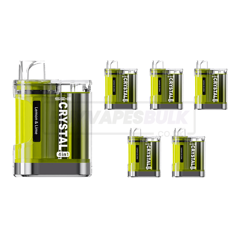 Lemon Lime SKE Crystal 2400 Puff Disposable Vape 5 Pack