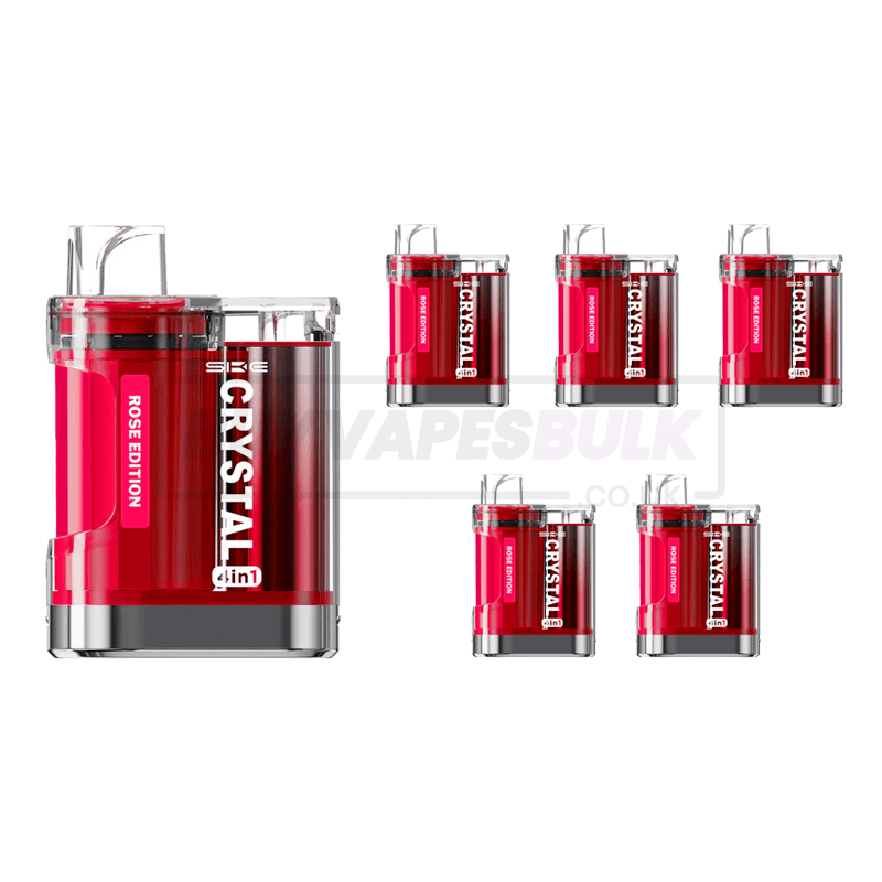 Rose Edition SKE Crystal 2400 Puff Disposable Vape 5 Pack