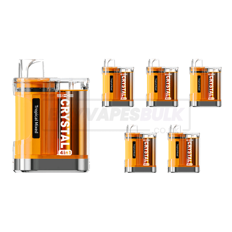 Tropical Mixed SKE Crystal 2400 Puff Disposable Vape 5 Pack