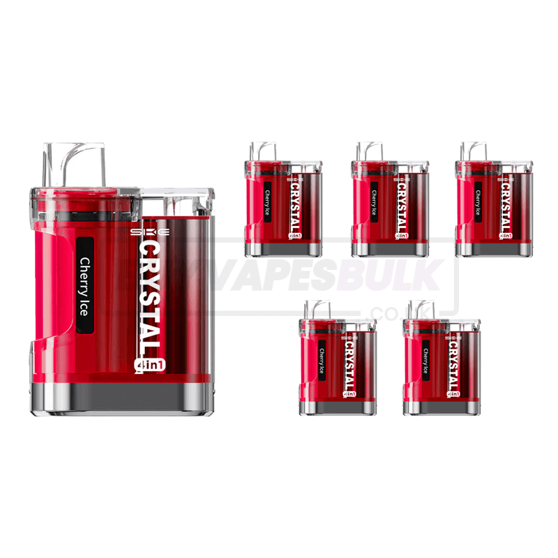 Cherry Ice SKE Crystal 2400 Puff Disposable Vape 5 Pack