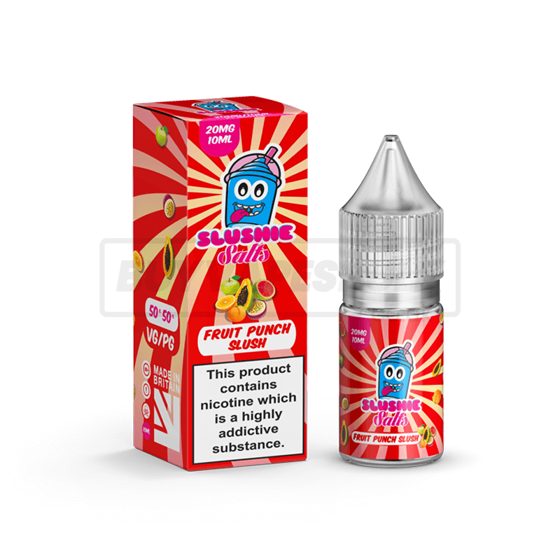 Fruit Punch Slush Slushie Nic Salt E-Liquid Pack of 10