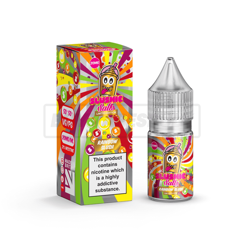 Rainbow Slush Slushie Nic Salt E-Liquid Pack of 10
