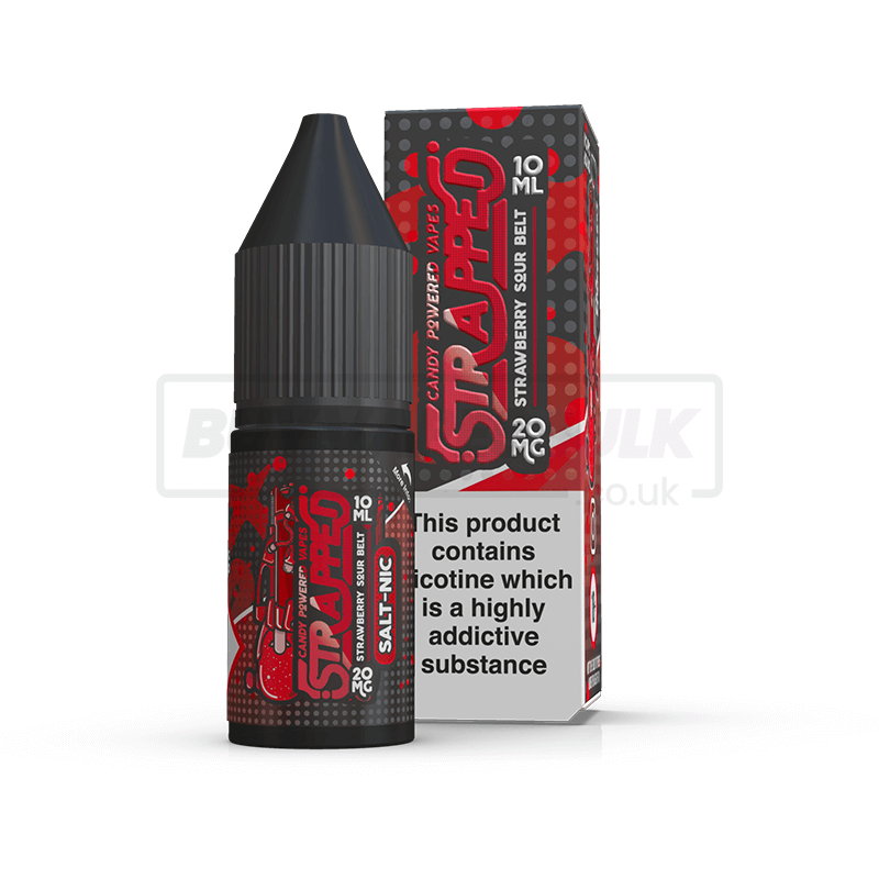 Strawberry Sour Belt Strapped Nic Salt E-Liquid Pack of 10 x (10ml)