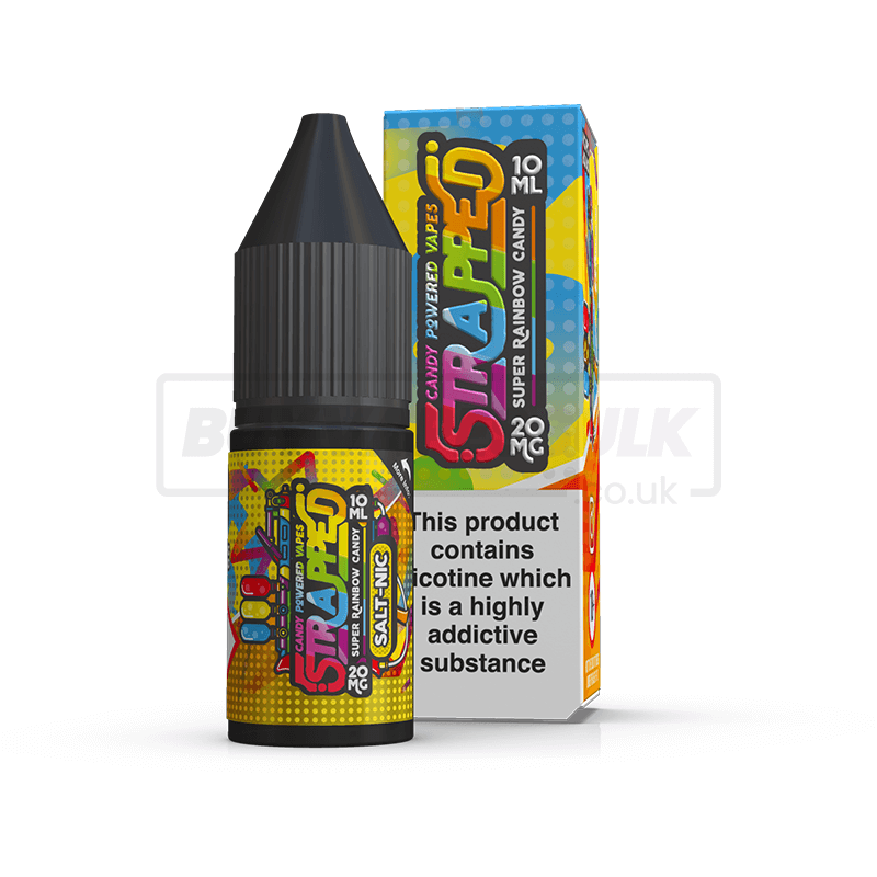 Super Rainbow Candy Strapped Nic Salt E-Liquid Pack of 10 x (10ml)