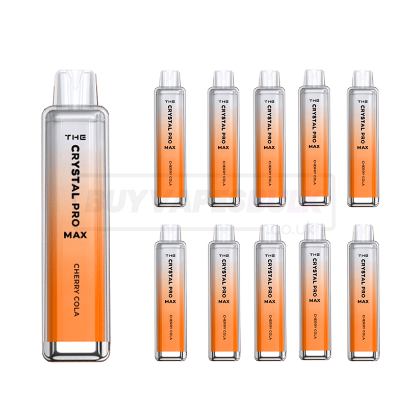 Cherry Cola The Crystal Pro Max 4000 Disposable Vape 10 Pack