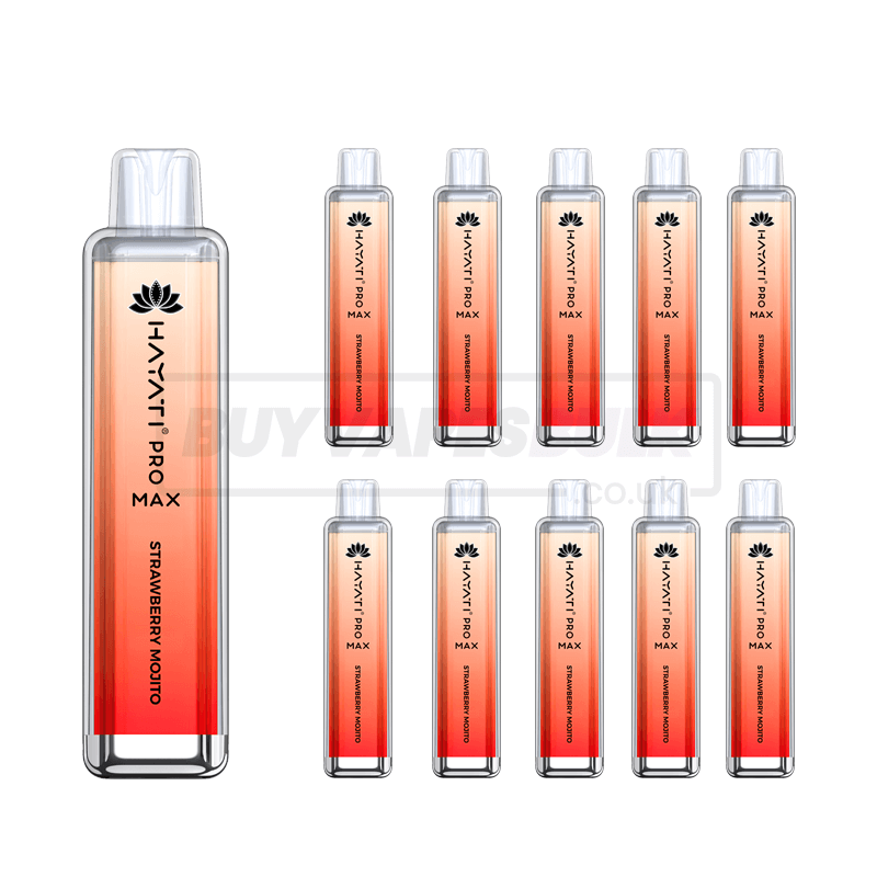 Strawberry Mojito The Crystal Pro Max 4000 Disposable Vape 10 Pack