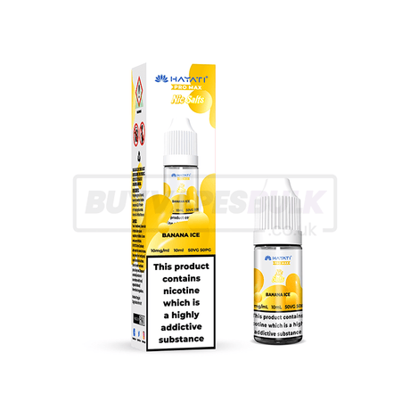 Banana Ice Hayati Crystal Pro Max Nic Salt E-Liquid Pack of 10