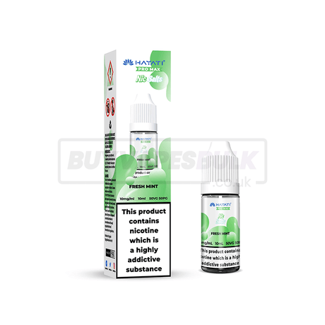 Fresh Mint Hayati Crystal Pro Max Nic Salt E-Liquid Pack of 10