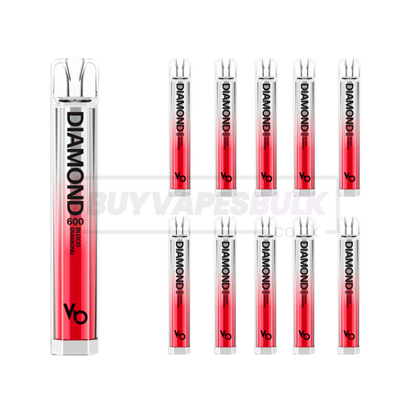 Blood Diamond Vapes Bars Diamond 600 Puff Disposable Vape 10 Pack