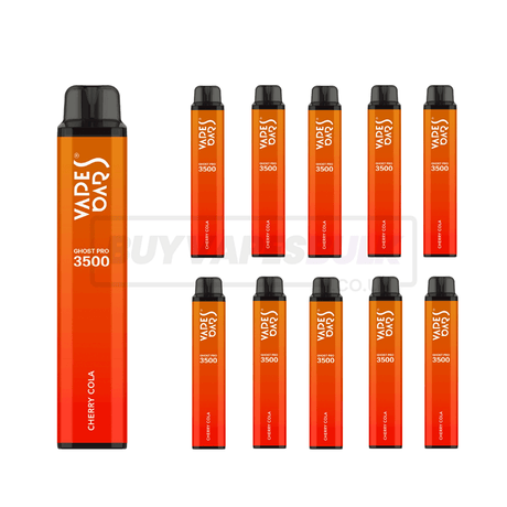Cherry Cola Vapes Bars Ghost Pro 3500 Disposable Vape 10 Pack