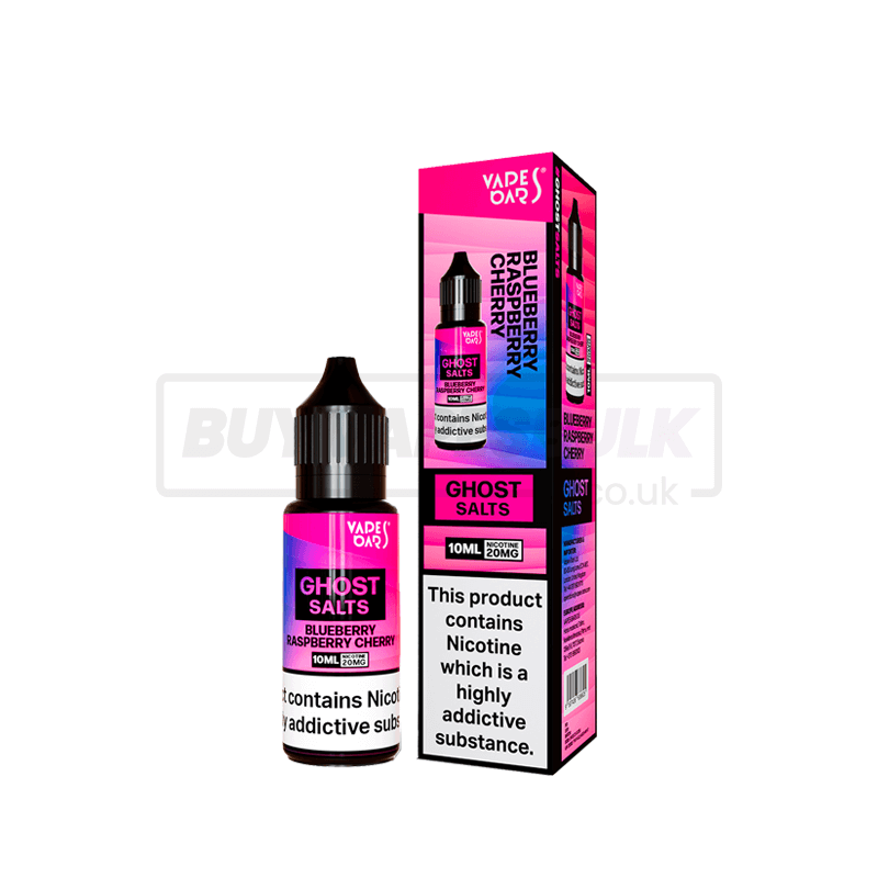 Blueberry Cherry Cranberry Vapes Bars Ghost Nic Salt E-Liquid Pack of 10