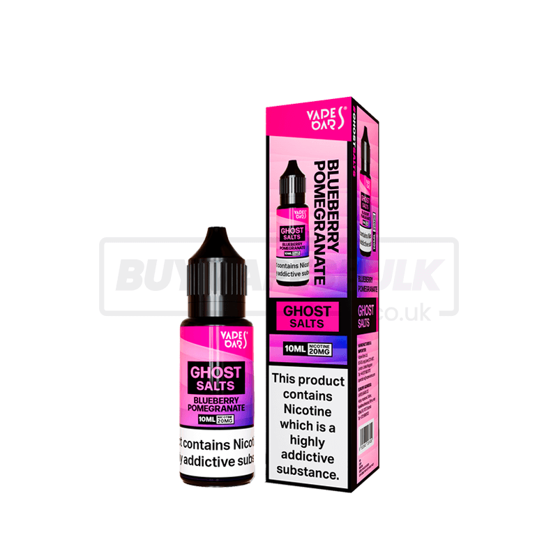 Blueberry Pomegranate Vapes Bars Ghost Nic Salt E-Liquid Pack of 10