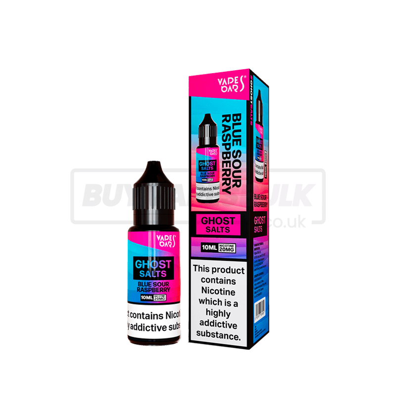Blueberry Sour Raspberry Vapes Bars Ghost Nic Salt E-Liquid Pack of 10