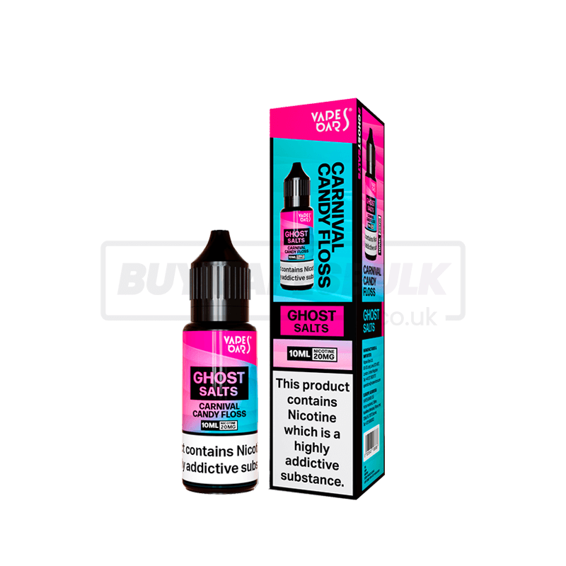 Carnival Candy Floss Vapes Bars Ghost Nic Salt E-Liquid Pack of 10