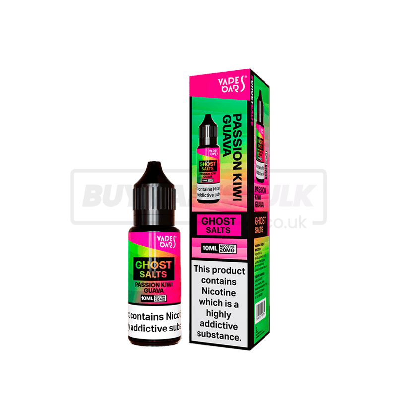 Passion Kiwi Guava Vapes Bars Ghost Nic Salt E-Liquid Pack of 10