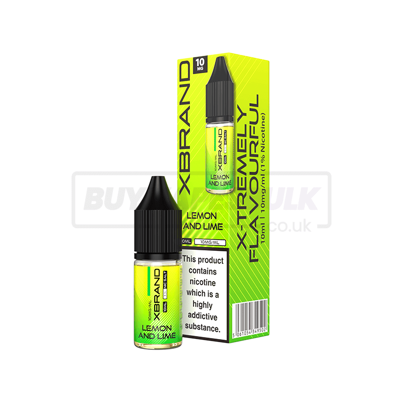 Lemon Lime XBRAND Nic Salt E-Liquid Pack of 10