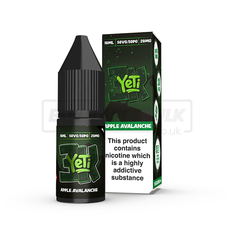Apple Avalanche Yeti 3K Nic Salt E-Liquid Pack of 10 x (10ml)