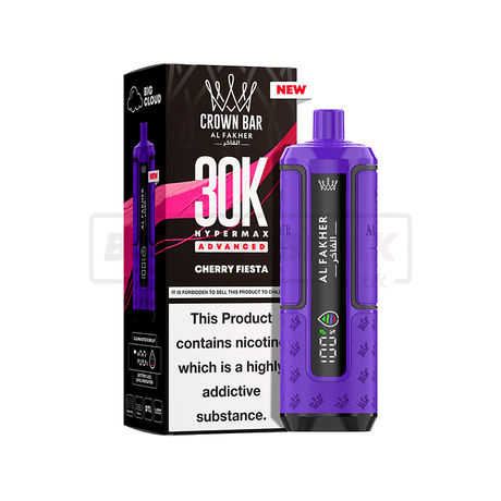 Al Fakher 30K Hypermax Prefilled Vape Kit 5 Pack Cherry Fiesta