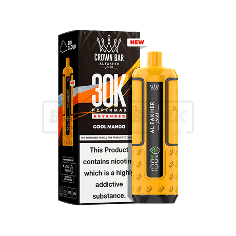 Al Fakher 30K Hypermax Prefilled Vape Kit 5 Pack Cool Mango