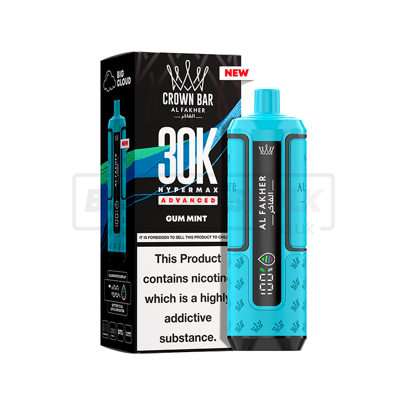 Al Fakher 30K Hypermax Prefilled Vape Kit 5 Pack Gum Mint