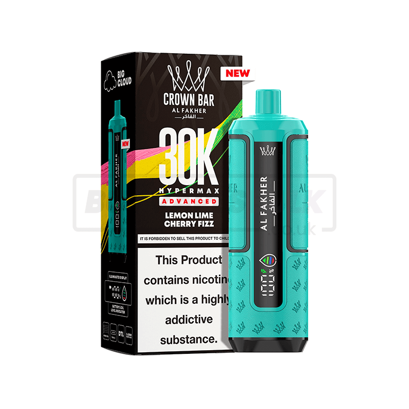 Al Fakher 30K Hypermax Prefilled Vape Kit 5 Pack Lemon Lime Cherry Fizz