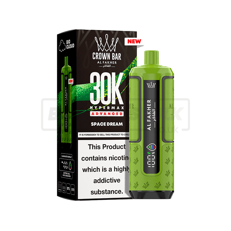 Al Fakher 30K Hypermax Prefilled Vape Kit 5 Pack Space Dream