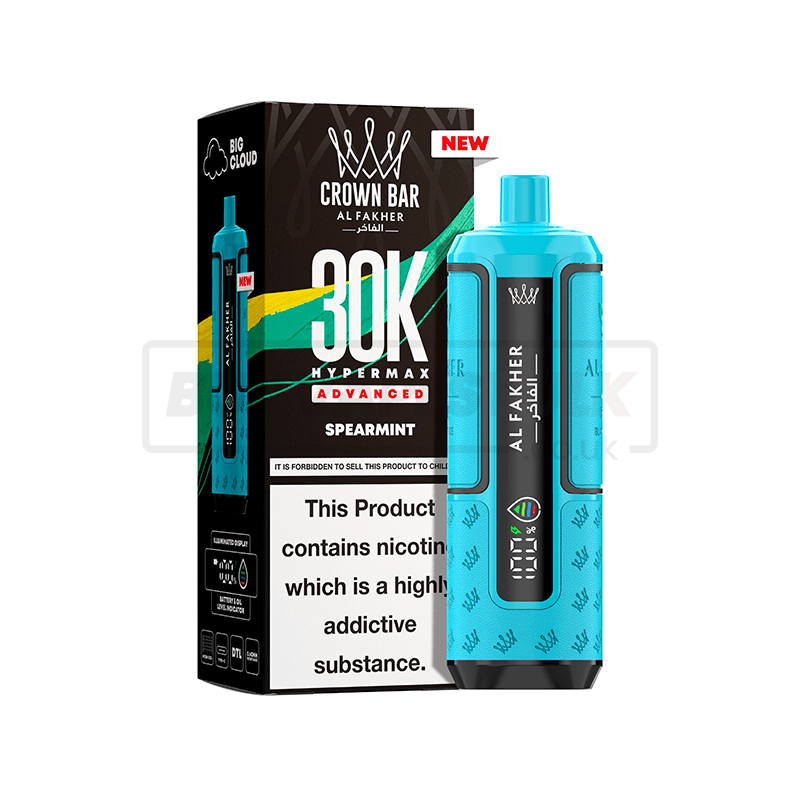 Al Fakher 30K Hypermax Prefilled Vape Kit 5 Pack Spearmint