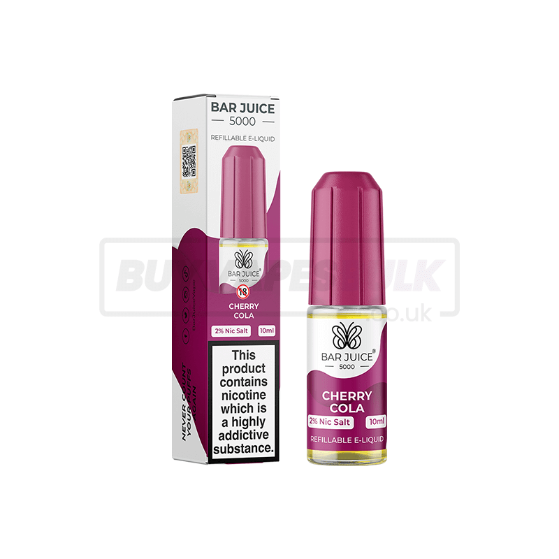 Cherry Cola Bar Juice 5000 Nic Salt E-Liquid Pack of 10 x (10ml)