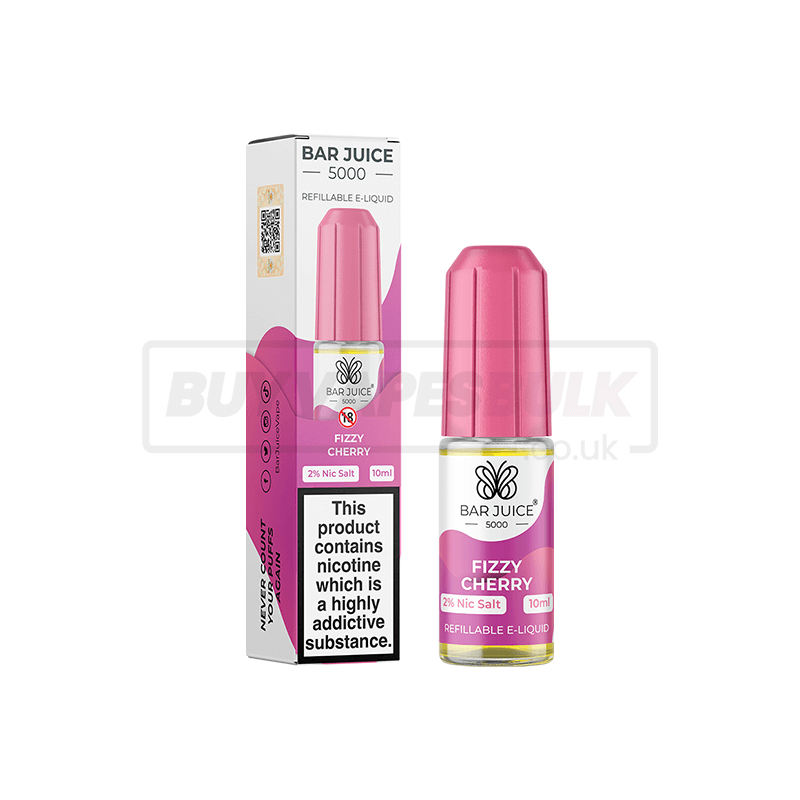 Fizzy Cherry Bar Juice 5000 Nic Salt E-Liquid Pack of 10 x (10ml)