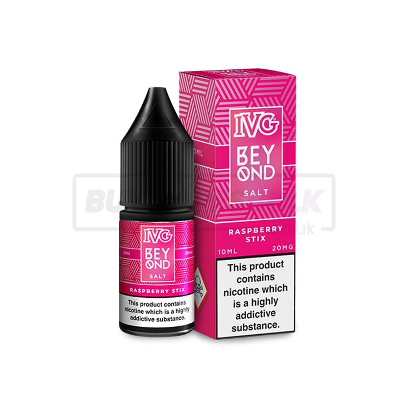 Raspberry Stix Beyond by IVG Nic Salt E-Liquid Pack of 10 x (10ml)