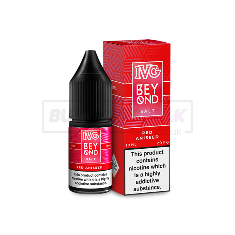 Red Aniseed Beyond by IVG Nic Salt E-Liquid Pack of 10 x (10ml)
