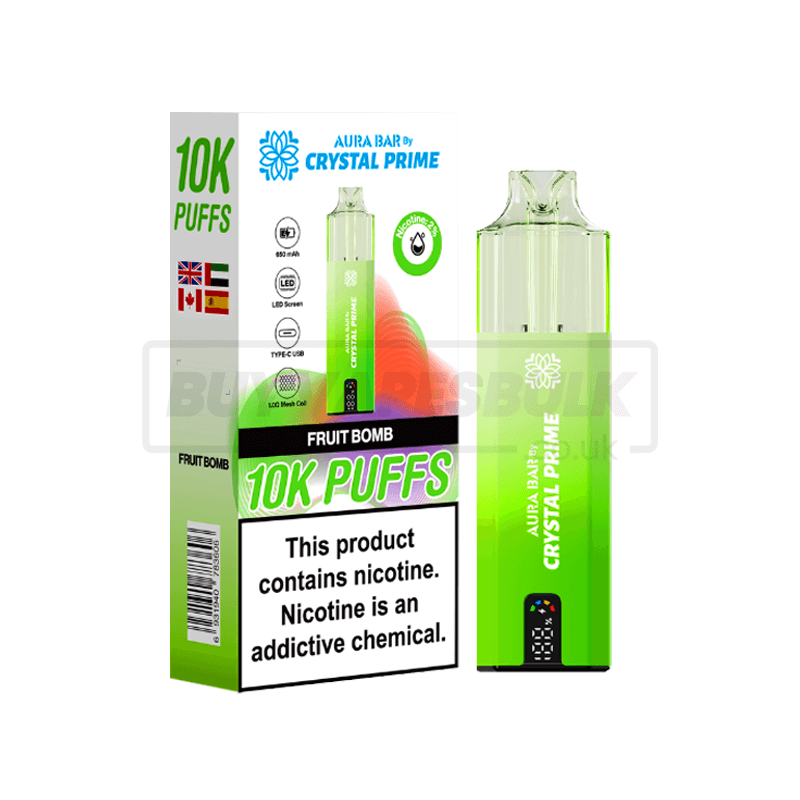 Fruit Bomb Crystal Prime 10K Puffs 5 Pack | Buy Vapes Bulk Fruit Bomb Crystal Prime 10K Puffs 5 Pack | Buy Vapes Bulk