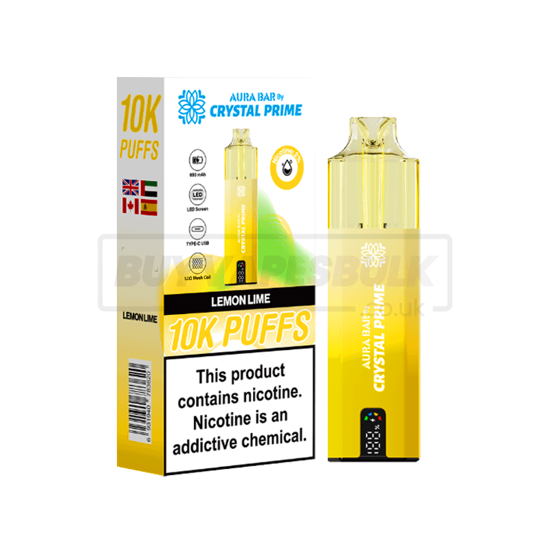 gold bar lemon lime disposable vape Lemon Lime Gold Bar Reload Pre-filled Pods · Vapor Stormx main image 0