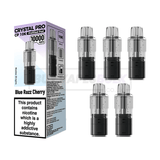 Crystal Pro CP 10K Prefilled Pods 5 Pack Blue Razz Cherry