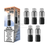 Crystal Pro CP 10K Prefilled Pods 5 Pack Blue Razz Gummy Bear